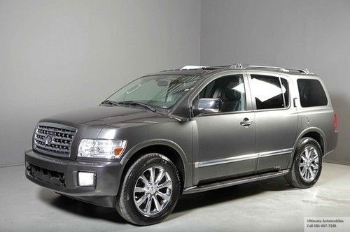 2010 infiniti qx56 nav 39k miles dvd sunroof 8-pass leather heatseats rearcam !