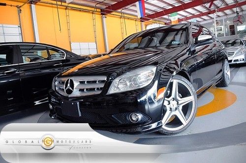 08 mercedes c300 sport c63-clone power-leather moonroof 19-amg-alloys fogs xenon