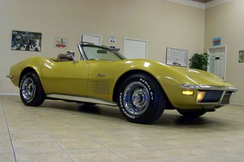 71 corvette conv match #'s tank sticker protect-o-plate must see!