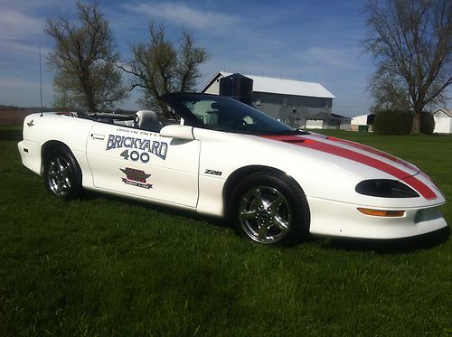 1997 chevrolet camaro z28 30th anniversary edition brickyard 400 pace car