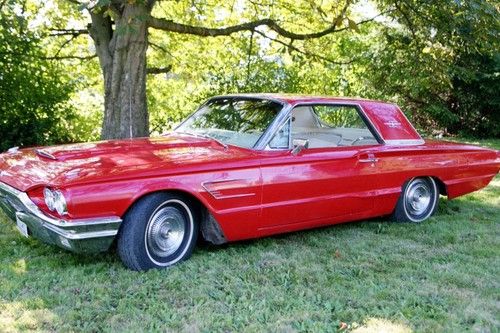1965 ford thunderbird base 6.4l t-bird 2dr hard top red