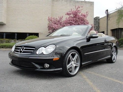 Beautiful 2009 mercedes-benz clk550 convertible, only 27,408 miles, loaded