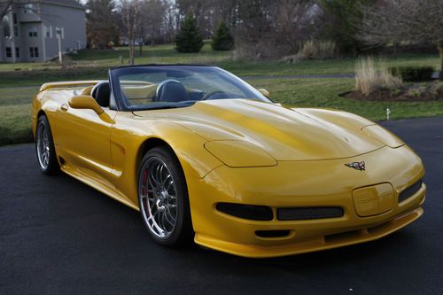 2000 corvette convertible 6 speed 19k miles custom mods