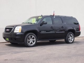 2007 gmc yukon xl 4wd 4dr 1500 slt dvd black on black