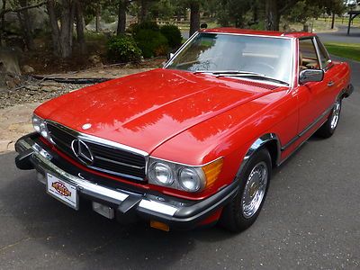 Beautiful 1987 mercedes-benz 560sl roadster with 51k original miles