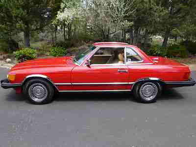 Beautiful 1987 Mercedes-Benz 560SL Roadster with 51k original miles, image 7