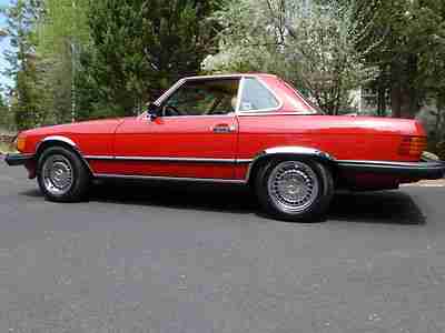 Beautiful 1987 Mercedes-Benz 560SL Roadster with 51k original miles, image 10
