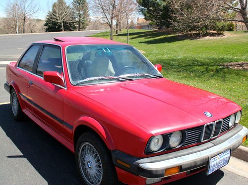 1988 bmw 325ix coupe 2-door 2.5l red 248k mi