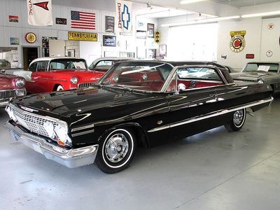 1963 chevy impala factory ac desirable color combo gorgeous paint and chrome