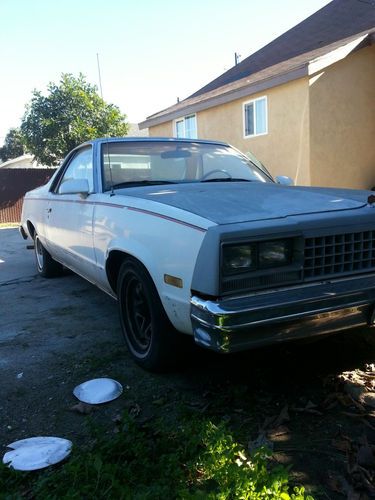 1987 el camino - chevrolet