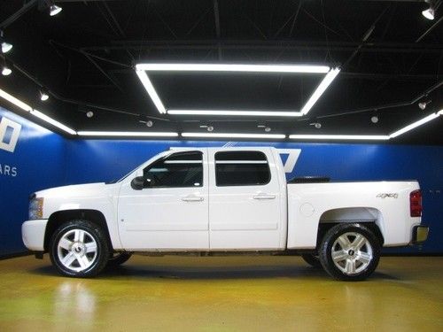 Chevrolet silverado ltz 1500 crew cab 4wd dvd entertainment bedliner heated seat