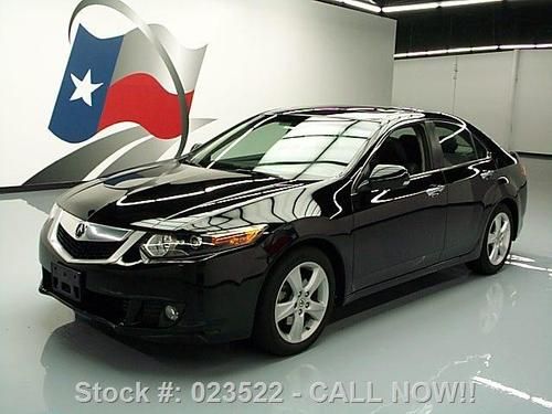 2010 acura tsx sedan automatic sunroof htd leather 39k texas direct auto