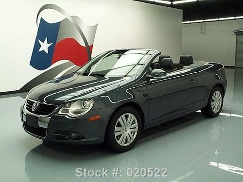 2007 volkswagen eos 2.0t convertible sunroof auto 72k texas direct auto