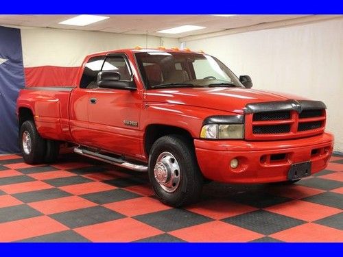 2001 ram 3500 5.9l cummins diesel 6-speed manual leather 1-owner ext cab