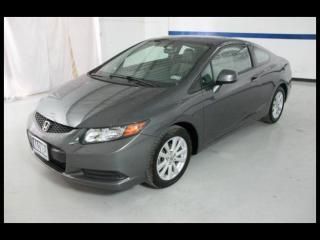 12 honda civic coupe auto ex-l, leather, sunroof, all power, we finance!