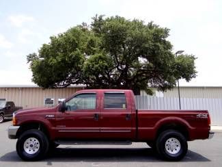 2000 red xlt 7.3l v8 4x4 lifted power options pro comp toyo sony we finance