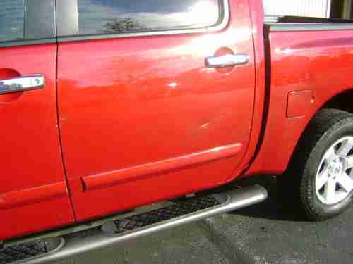 2004 NISSAN TITAN LE CREW CAB 4X4 ENDURANCE ED. 5.6L V8 LEATHER FORMER BANK REPO, image 5