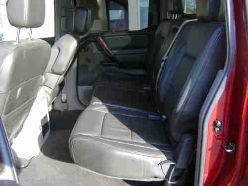 2004 NISSAN TITAN LE CREW CAB 4X4 ENDURANCE ED. 5.6L V8 LEATHER FORMER BANK REPO, image 8