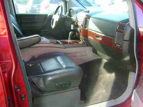 2004 NISSAN TITAN LE CREW CAB 4X4 ENDURANCE ED. 5.6L V8 LEATHER FORMER BANK REPO, image 11