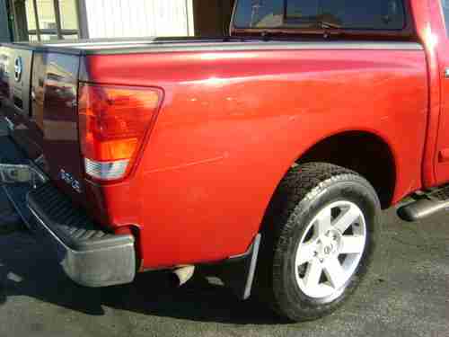 2004 NISSAN TITAN LE CREW CAB 4X4 ENDURANCE ED. 5.6L V8 LEATHER FORMER BANK REPO, image 18