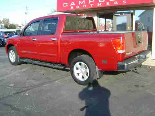 2004 NISSAN TITAN LE CREW CAB 4X4 ENDURANCE ED. 5.6L V8 LEATHER FORMER BANK REPO, image 19