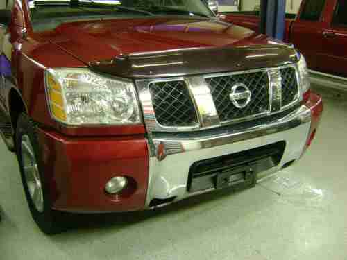 2004 NISSAN TITAN LE CREW CAB 4X4 ENDURANCE ED. 5.6L V8 LEATHER FORMER BANK REPO, image 20