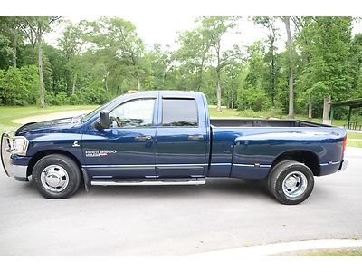 2006 dodge ram 3500 slt cummins diesel 5.9 2wd dually one-owner  clean carfax