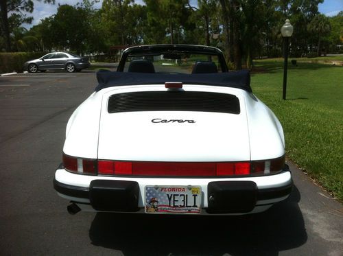 1989 Porsche 911 Carrera Cabriolet, image 3