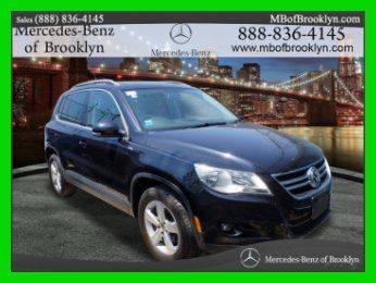 2010 tiguan awd suv, turbo, 1 owner, clean carfax, low miles, panoramic roof