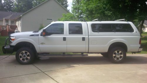 2011 ford f-350 xl, 4x4, nav, rearview camera, bed slide, camper shell