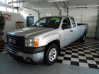 2011 gmc sierra ext cab 4x4 no reserve salvage rebuildable interior fire