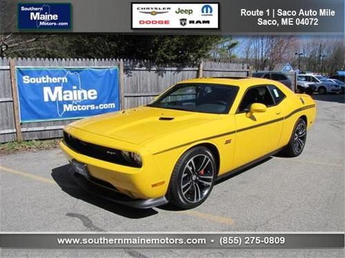 2012 dodge challenger srt8 392 coupe stinger yellow