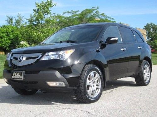 Mdx awd tech leather heated nav back up sunroof alloys new tires 3rd row cln fax