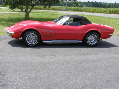 1972 chevrolet corvette convertible