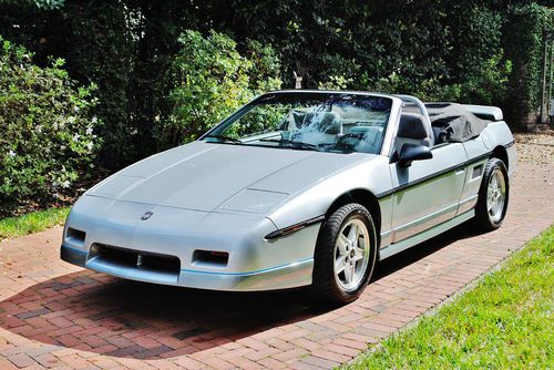 Mint 1985 pontiac fiero convertible gt v-6 auto converted one very rare car wow