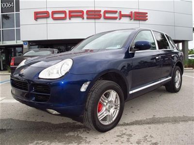2006 porsche cayenne s. lapis blue, tow pkg, navigation. call 239.225.7601 now!!