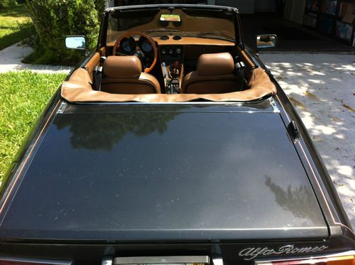 1982 alfa romeo spider veloce convertible 2-door 2.0l