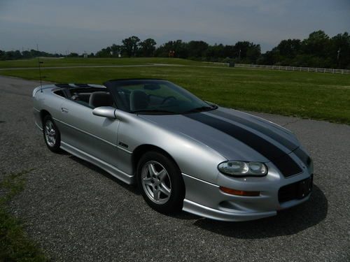1999 Camaro Convertible Z28 5.7L V8 Silver w/ Black Stripes NO RESERVE Indiana, US $8,500.00, image 4