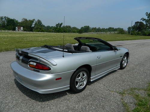 1999 Camaro Convertible Z28 5.7L V8 Silver w/ Black Stripes NO RESERVE Indiana, US $8,500.00, image 10