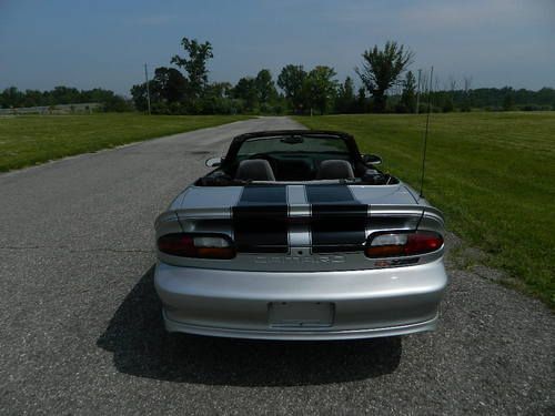1999 Camaro Convertible Z28 5.7L V8 Silver w/ Black Stripes NO RESERVE Indiana, US $8,500.00, image 11