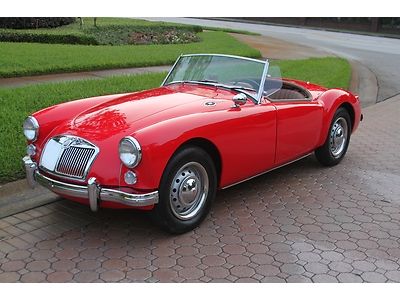 Mga 1600, ground up restoration, red, tan, leather,