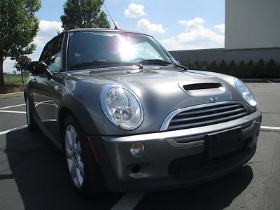 2005 mini cooper convertible type s 6 speed leather parktronics no reserve