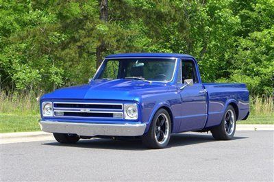 1967 chev p/u - 5spd manual - lthr - v8 - frame off restoration - pwr steering