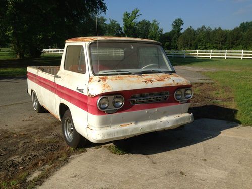 1961 chevrolet corvair ramp side pickup.