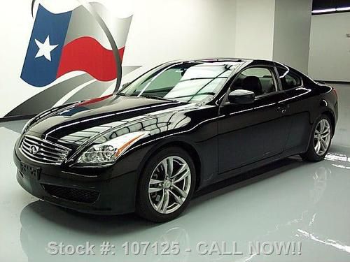 2008 infiniti g37 journey coupe sunroof htd leather 46k texas direct auto