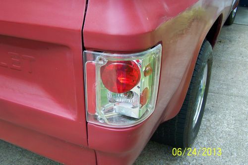 1987 RED CHEVY CUSTOM DELUXE SHORT BED R10/C10, built 350, HOTROD, lowered., US $5,500.00, image 4