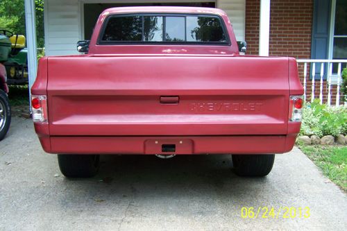 1987 RED CHEVY CUSTOM DELUXE SHORT BED R10/C10, built 350, HOTROD, lowered., US $5,500.00, image 5
