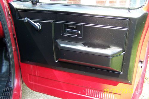 1987 RED CHEVY CUSTOM DELUXE SHORT BED R10/C10, built 350, HOTROD, lowered., US $5,500.00, image 21