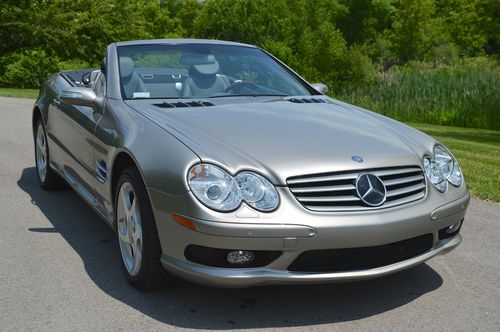 2004 mercedes-benz sl 500 coupe roadster low 10,500 miles excellent condition