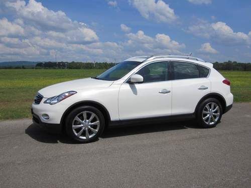 2011 infinity ex35 awd premium technology pkg journey cream puff flawless nav